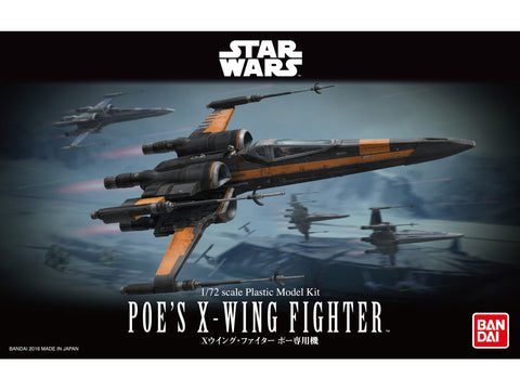 Revell Star Wars Poe X-Wing 1/72 plastikinis surinkimo rinkinys Bandai