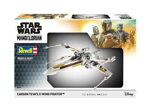 Revell Star Wars Mandalorian Carson Teva X-Wing 1:57 plastikinis modelis 06790