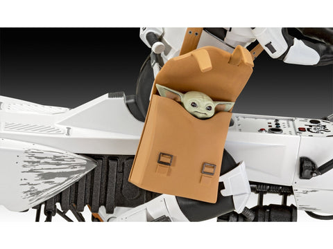Revell Star Wars The Mandalorian Speeder Bike 1/12 surenkamas modelis
