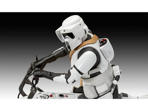 Revell Star Wars The Mandalorian Speeder Bike 1/12 surenkamas modelis