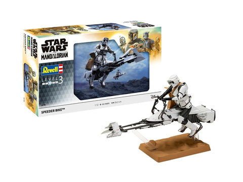 Revell Star Wars The Mandalorian Speeder Bike 1/12 surenkamas modelis