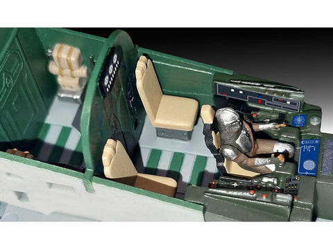 Star Wars Mandalorietis Razor Crest plastikinis modelis 1/72 su Grogu