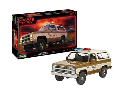 Revell Stranger Things Hopperio 1985 m. Chevy K5 Blazer 1/25 surinkimo rinkinys