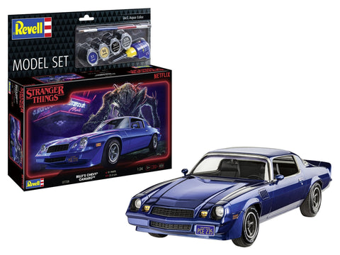 Revell „Stranger Things“ Billy 1979 Chevy Camaro Z-28 dovanų rinkinys 1/24