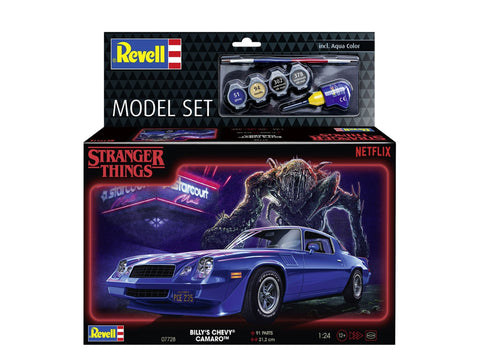 Revell „Stranger Things“ Billy 1979 Chevy Camaro Z-28 dovanų rinkinys 1/24