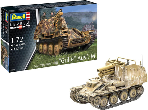 Revell Sturmpanzer 38(t) Grille Ausf. M 1/72 plastikinis modelis 03315