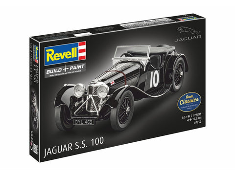 Revell Jaguar SS 100 plastikinis surenkamas modelis 1/32