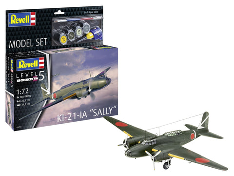Mitsubishi Ki-21 „Sally“ lėktuvo modelio dovanų rinkinys 1/72