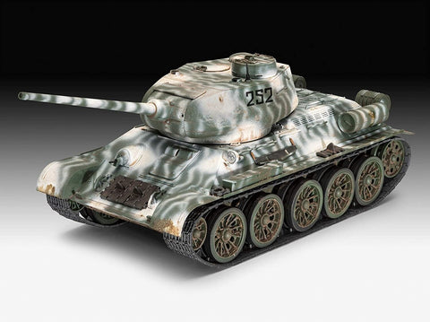 Revell T-34/85 1/35 – plastikinis tanko modelis surinkimui