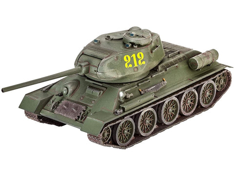 Revell T-34/85 tanko modelis 1:72 (03302) – plastikinis rinkinys
