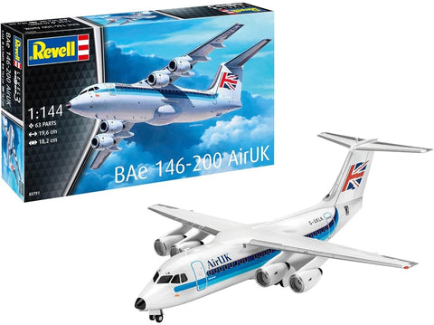 Revell BAe 146-200 RJ85 AirUK 1:144 plastikinis surenkamas lėktuvo modelis