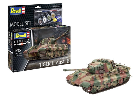 Revell Tiger II Ausf.B Henschel bokštas - dovanų rinkinys 1/35 (63249)