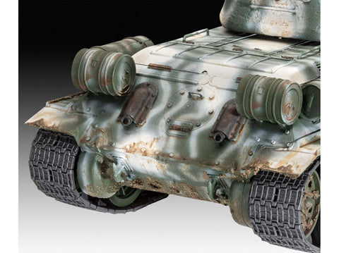 Revell T-34-85 tanko modelis 1/35 Dovanų rinkinys su dažais ir klijais
