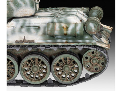 Revell T-34-85 tanko modelis 1/35 Dovanų rinkinys su dažais ir klijais