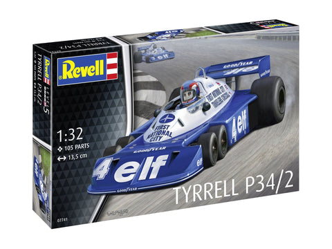 Revell Tyrrell P34/2 6 ratų F1, 1:32 surenkamas plastikinis modelis