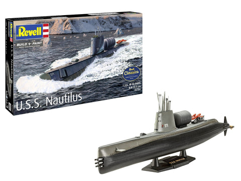 Revell U.S.S. Nautilus povandeninis laivas 1:305 plastikinis modelis 30 cm