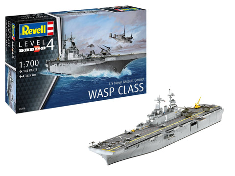 Revell USS Wasp Class 1/700 – plastikinis surenkamas laivo modelis