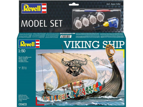 Revell vikingų laivo surinkimo dovanų rinkinys 1/50