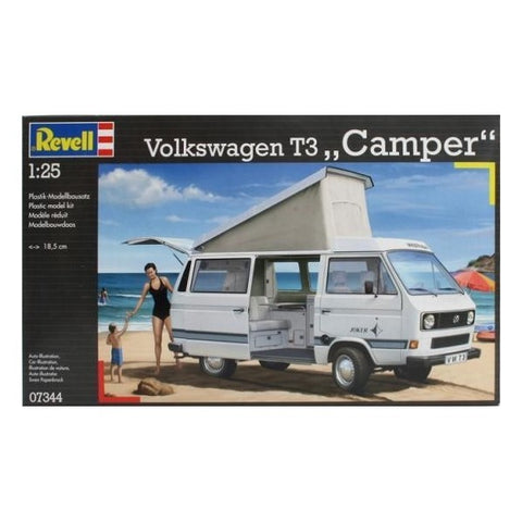 Revell Volkswagen T3 Camper 1:25 plastikinis surinkimo rinkinys