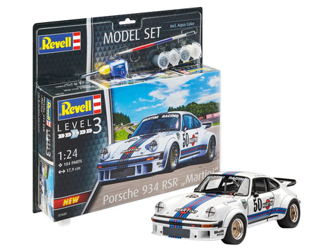 Revell Porsche 934 RSR Martini 1:24 surinkimo dovanų rinkinys