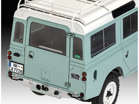 Revell Land Rover Series III 1:24 dovanų rinkinys su dažais ir klijais (67047)