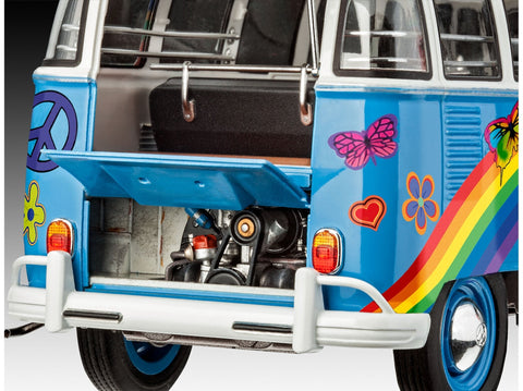 Revell VW T1 Samba Bus Flower Power 1/24 surenkamas plastikinis modelis