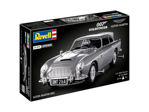 Revell James Bond Aston Martin DB5 plastikinis modelis 1:24 Click System