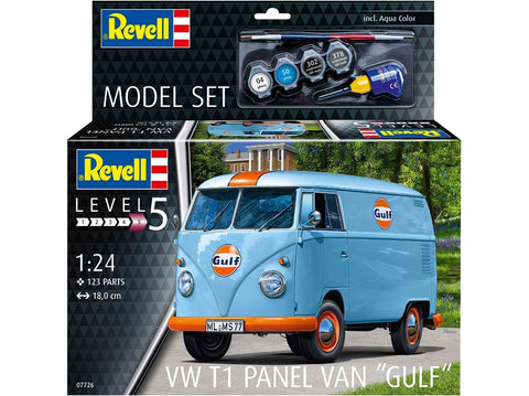 Revell Volkswagen T1 Gulf furgonas 1:24 surinkimo dovanų rinkinys