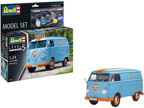 Revell Volkswagen T1 Gulf furgonas 1:24 surinkimo dovanų rinkinys