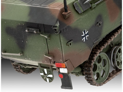 Revell Wiesel 2 LeFlaSys BF/UF 1/35 oro gynybos šarvuotis, plastikinis modelis