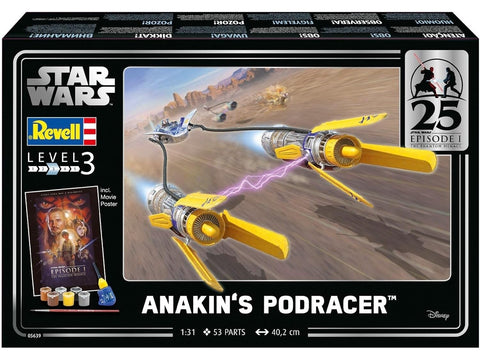 Revell Star Wars Anakino Podracer dovanų rinkinys 1:31, EP1 25 m. jubiliejus