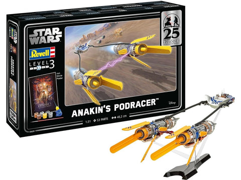 Revell Star Wars Anakino Podracer dovanų rinkinys 1:31, EP1 25 m. jubiliejus