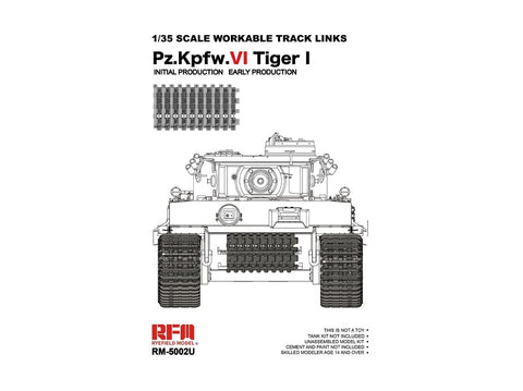 Rye Field - Tiger I ankstyva gamyba, patobulinta, darbiniai vikšrai 1/35