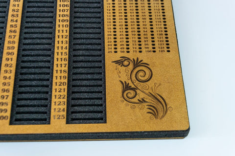 Siūlų ričių organizatorius su adatų pagalvėle, 125 skyreliai 45×28 cm