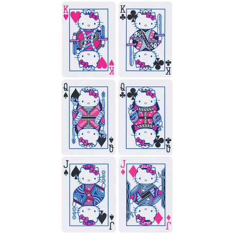 Bicycle Hello Kitty Black & Pink žaidimo kortos – rožinė ir juoda