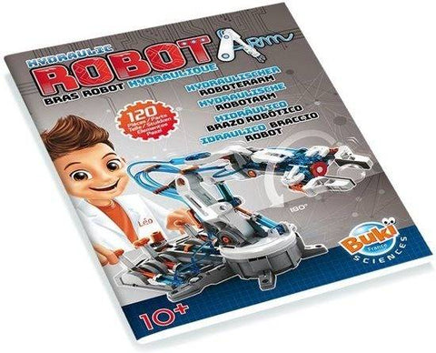 Hidraulinės roboto rankos konstruktorius 10+ su griebtuvu ir siurbtuku, 229 d.