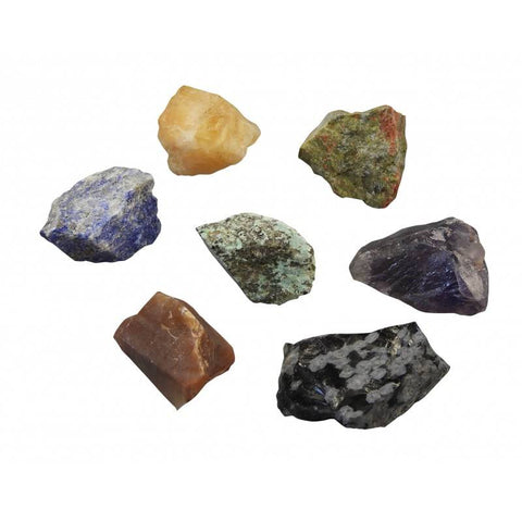 Mineralų kasinėjimo rinkinys vaikams 8+ – 7 tikri akmenys, įrankiai
