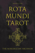 Rota Mundi Tarot – tamsaus viršelio leidimas su auksiniu rožikrucų pentaklio simboliu, skirtas kortų komplektui pristatyti