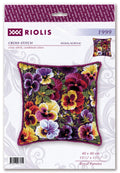 RIOLIS: Royal Pansies Siuvinėjimo rinkinys iš RIOLIS Nr.: 1999 - HOBI.LT 🇱🇹