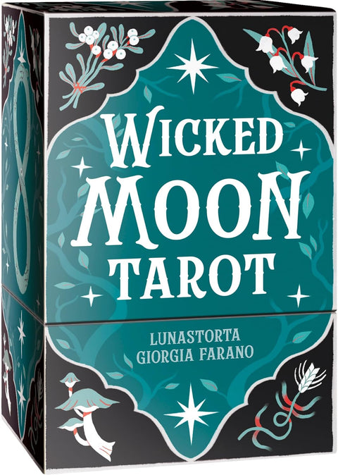 Wicked Moon taro kaladė Lo Scarabeo, 78 kortų, raganiškas Metų ratas