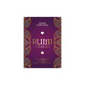 Rumi Oracle kortos Alana Fairchild, violetinė priekio dėžutė su aukso mandalų ornamentais ir pavadinimu