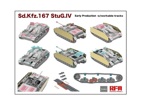 Rye Field Model StuG IV (Sd.Kfz.167) ankstyvas 1/35 plastikinis rinkinys