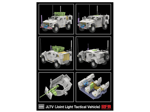 JLTV taktinio visureigio surenkamas modelis 1/35 Rye Field
