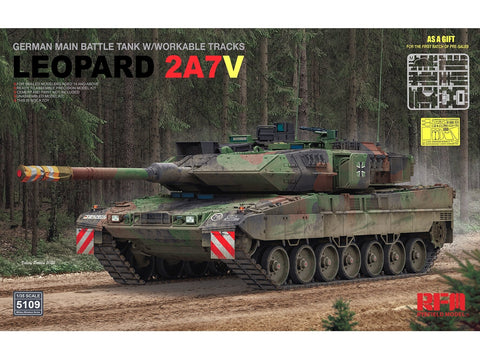 Leopard 2A7V plastikinis tanko modelis 1/35 Rye Field