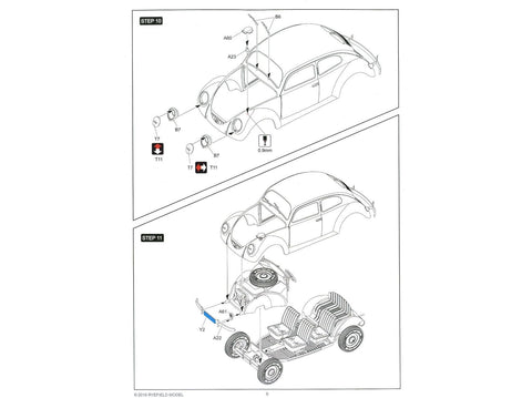 Rye Field Model Vokiškas štabo automobilis Type 82E 1/35 RFM-5023