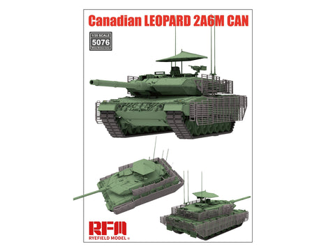 Leopard 2A6M CAN Kanados tankas 1/35 Rye Field RFM-5076