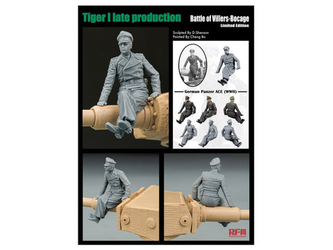 Rye Field Tiger I vėlyvas Villers-Bocage riboto leidimo 1/35