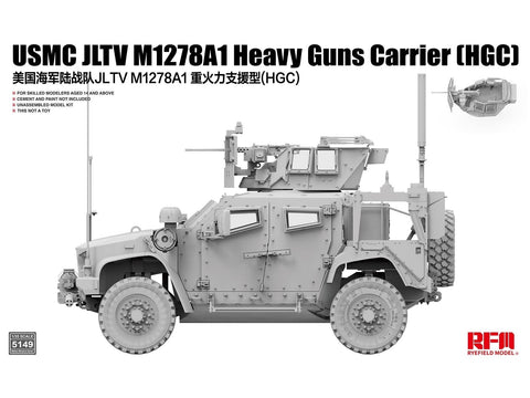 USMC JLTV M1278A1 sunkios ginkluotės vežėjas, 1/35 Rye Field