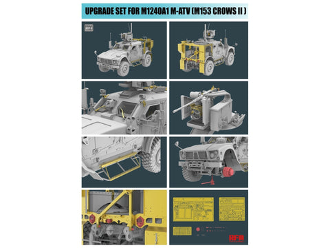Rye Field Model M1240A1 M-ATV (M153 CROWS II) patobulinimo rinkinys 1/35 RM-2010
