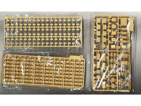 Rye Field Model M1A1 Abrams Ukrainos atnaujinta versija 1/35, darbiniai vikšrai